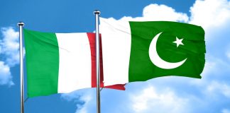 Italy Pakistan Flags