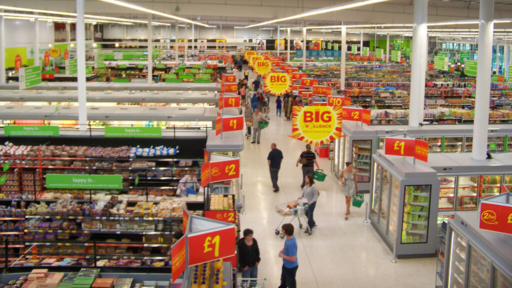 ASDA supermarket interior