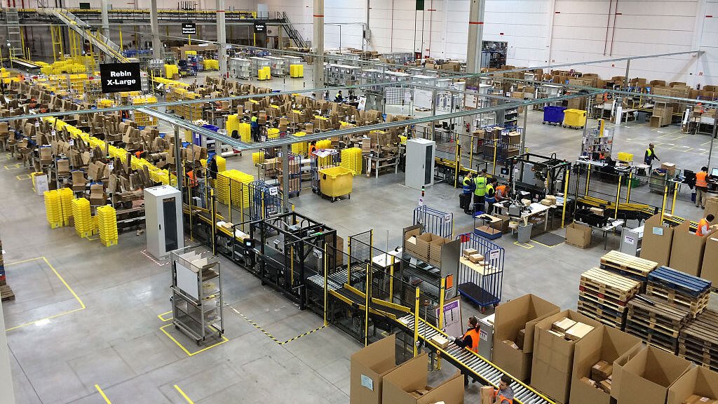 Amazon warehouse in Spain