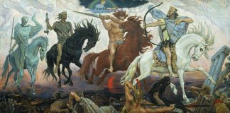 Four Horsemen of Apocalypse, by Viktor Vasnetsov
