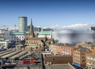 Birmingham UK skyline