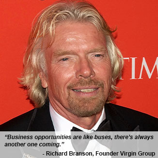 Quote: Richard Branson, Virgin Group