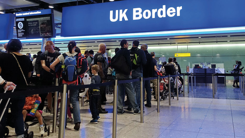 UK Border at Heathrow Airport