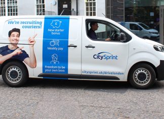 CitySprint van