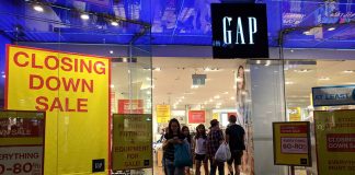 Gap store closing