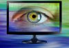 Computer screen, eye, employee-monitoring