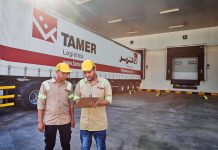 Tamer Group, Tamer Logistics truck in loading bay