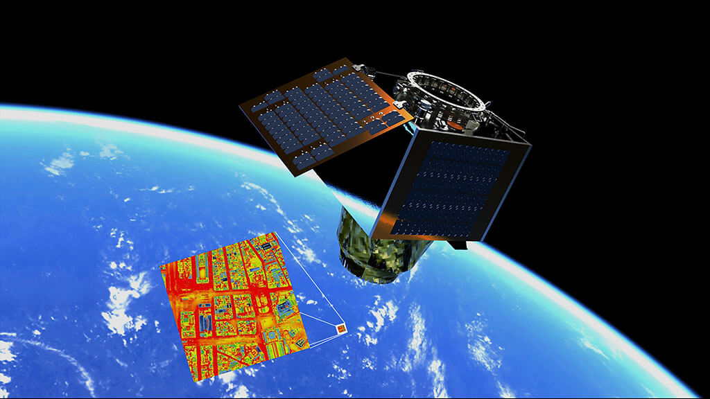 Satellite Vu infrared satellite