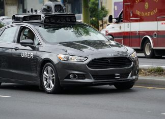 Self driving Uber prototype in San Francisco