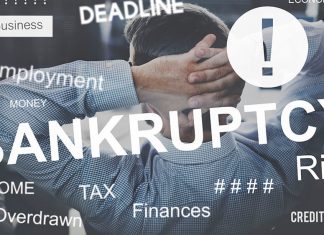 Bankruptcy, insolvency graphic