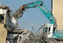 Building being demolished, not retrofitted