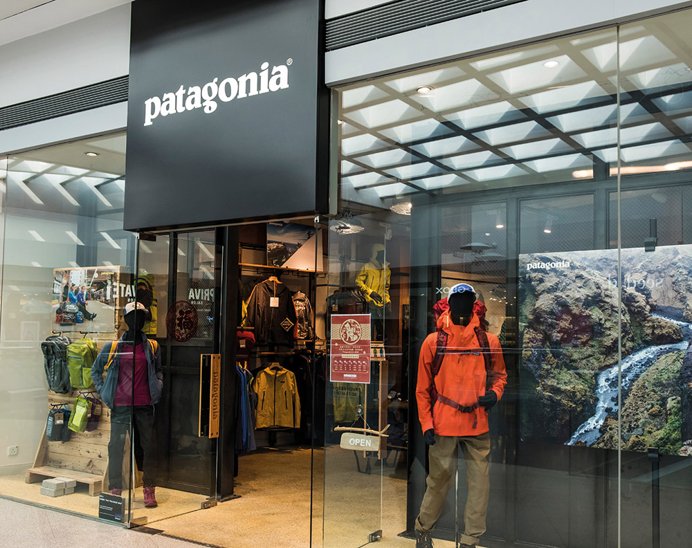 Patagonia shop, Hong Kong