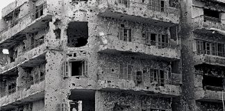 Beirut bomb damage