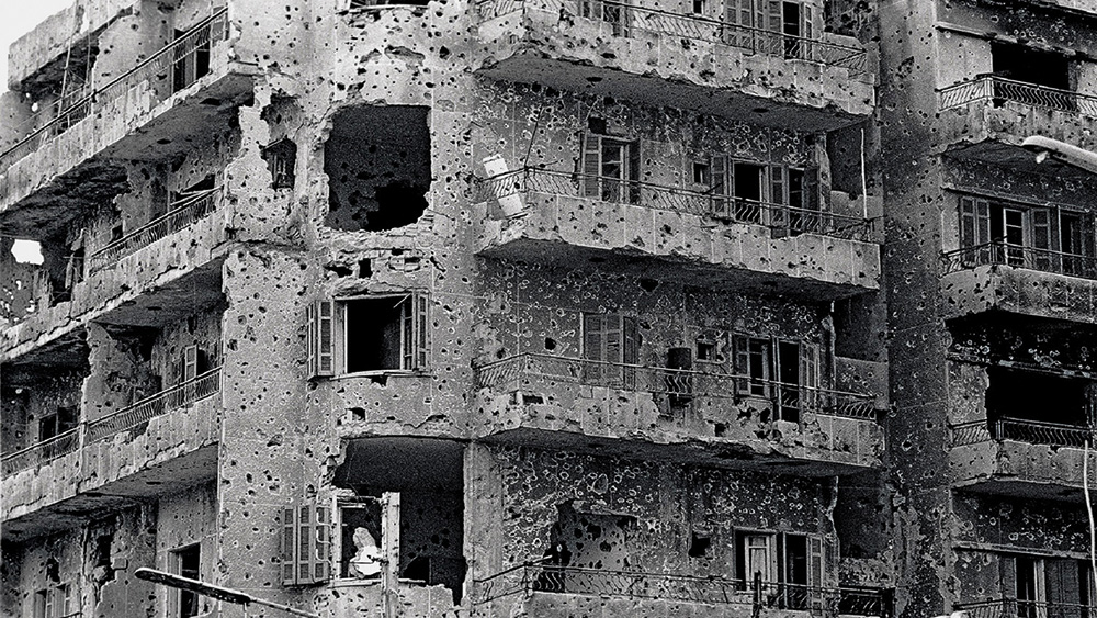 Beirut bomb damage