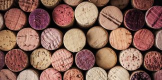 Wall of corks