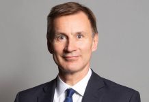 Jeremy Hunt MP, UK Chancellor of the Exchequer