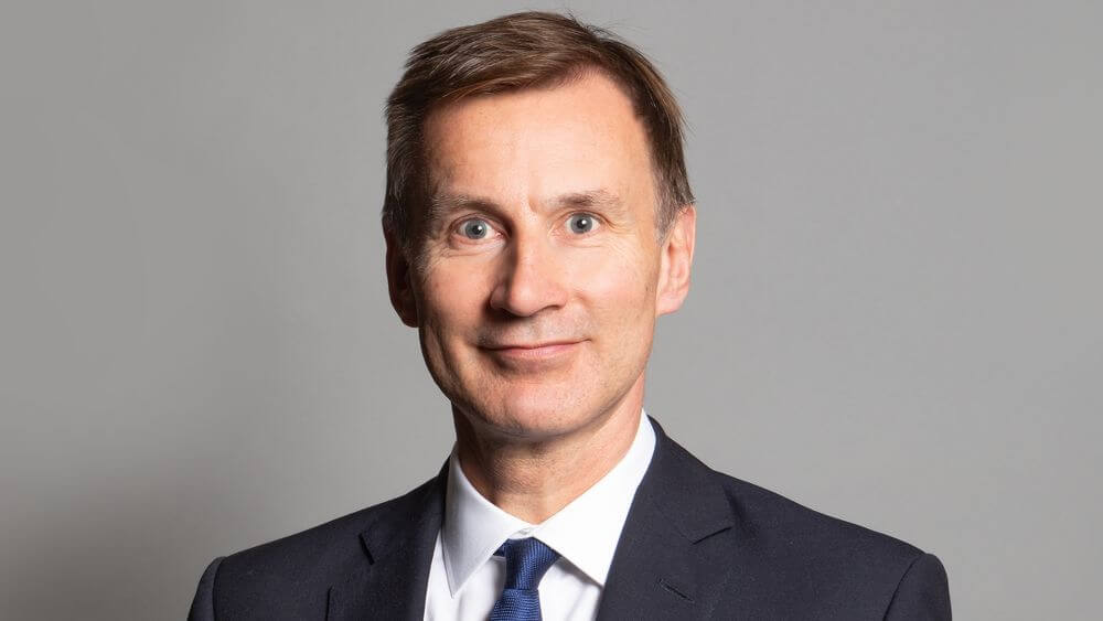 Jeremy Hunt MP, UK Chancellor of the Exchequer