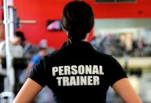 Personal trainer, gig economy illustration