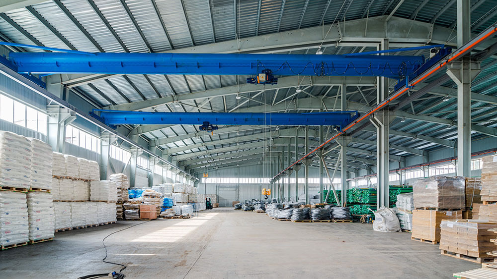 Warehouse interior, proptech