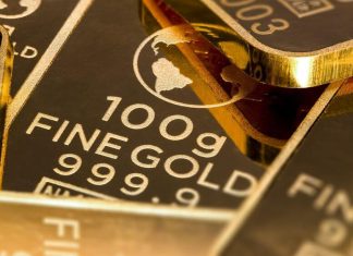 Gold bars, gold price illustration