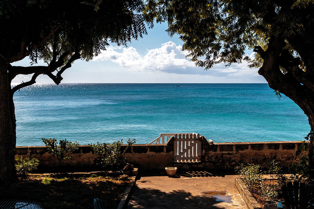 Barbados, view from villa