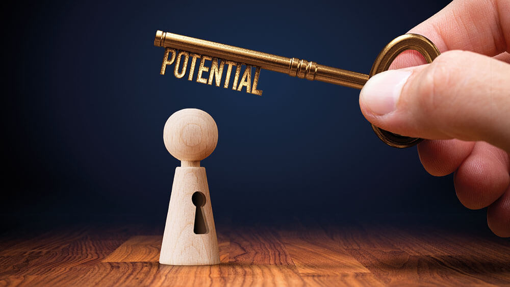 Unlock potential illustration