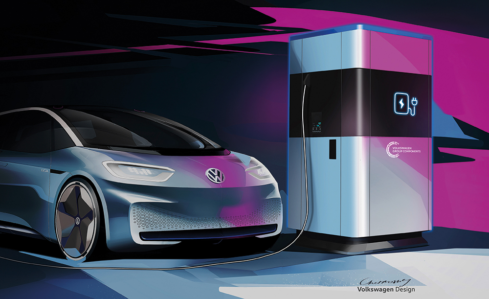 Volkswagen’s mobile charger
