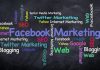 Social media marketing wordcloud