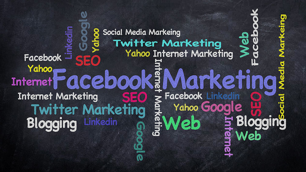 Social media marketing wordcloud