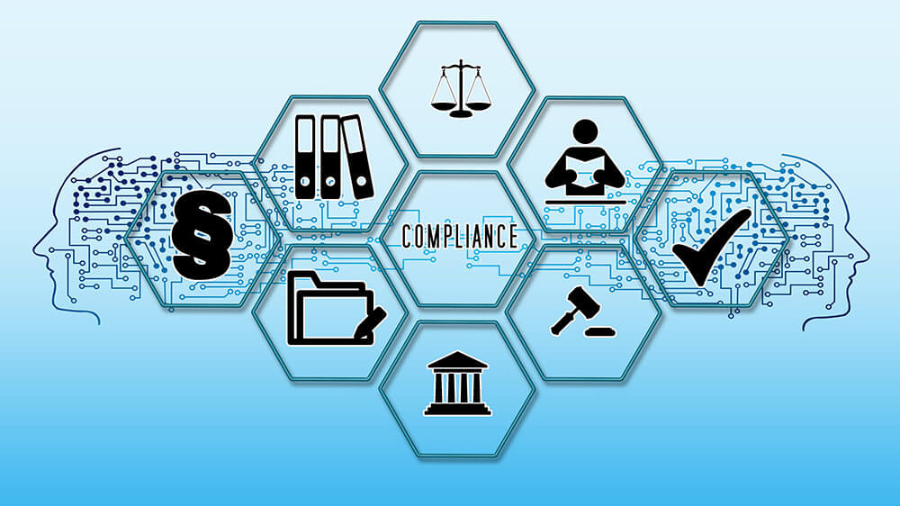 Compliance and marketing illustration
