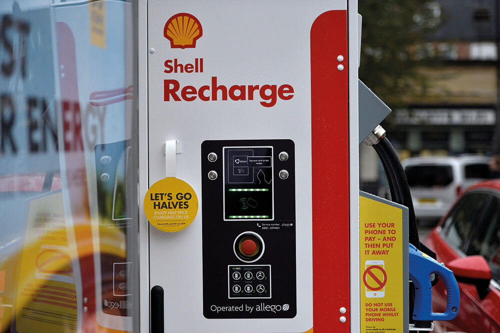 Shell Recharge EV charger